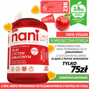 1 NANI żelki z octem jabłkowym