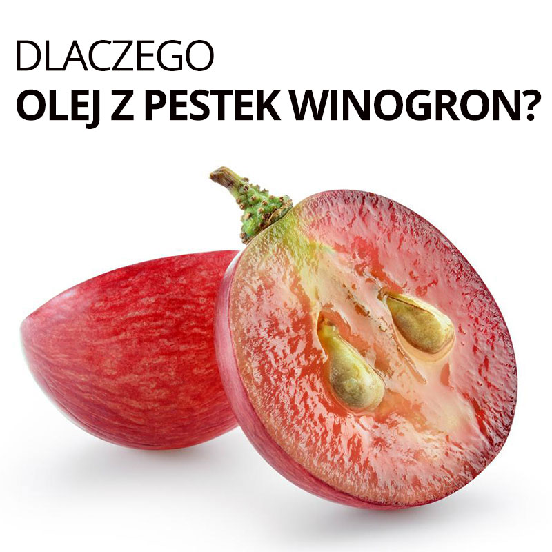 NAGRODZONY, TŁOCZONY NA ZIMNO OLEJ Z PESTEK WINOGRON